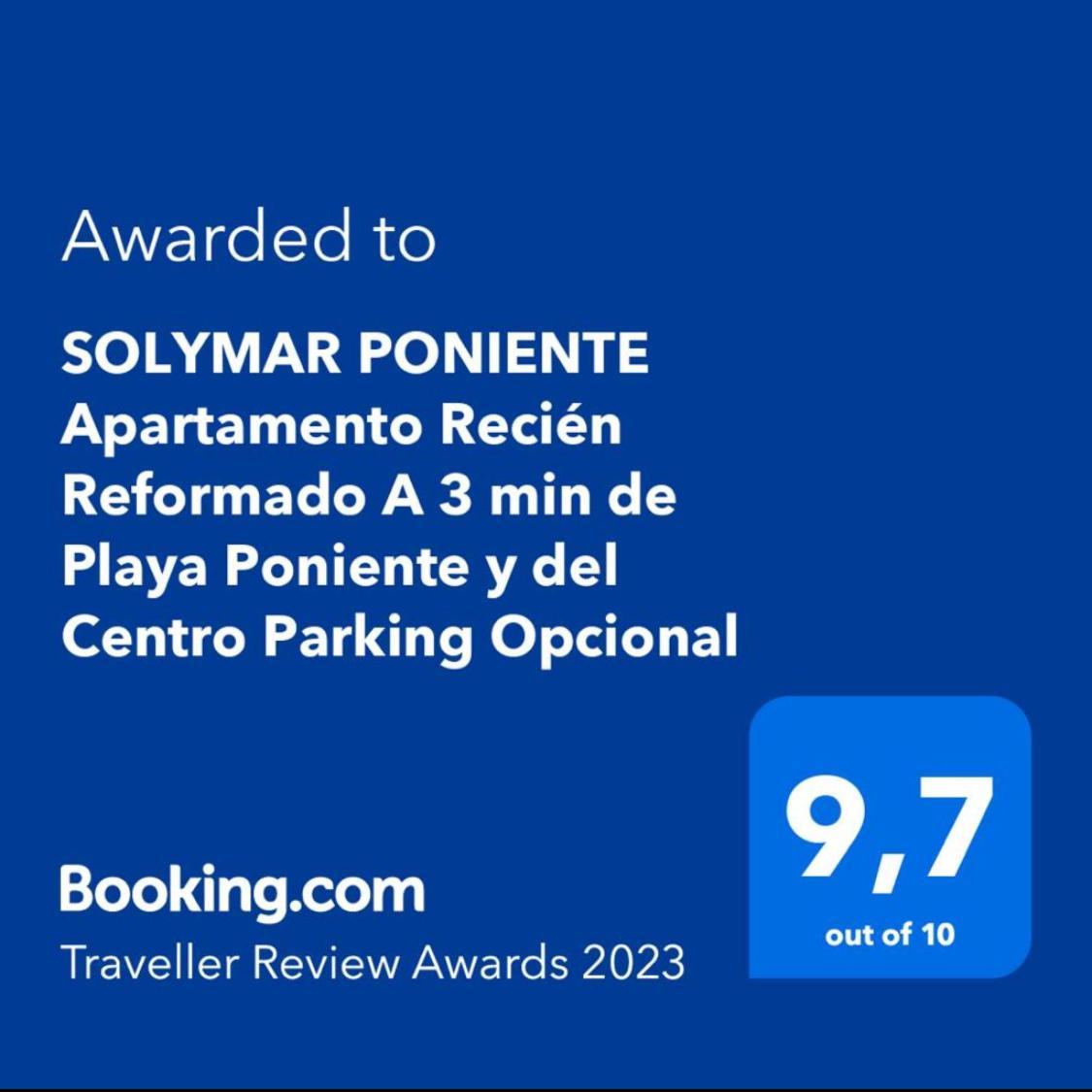 Solymar Poniente Apartamento Recien Reformado A 3 Min De Playa Poniente Y Del Centro Parking Opcional Apartment Бенидорм Екстериор снимка